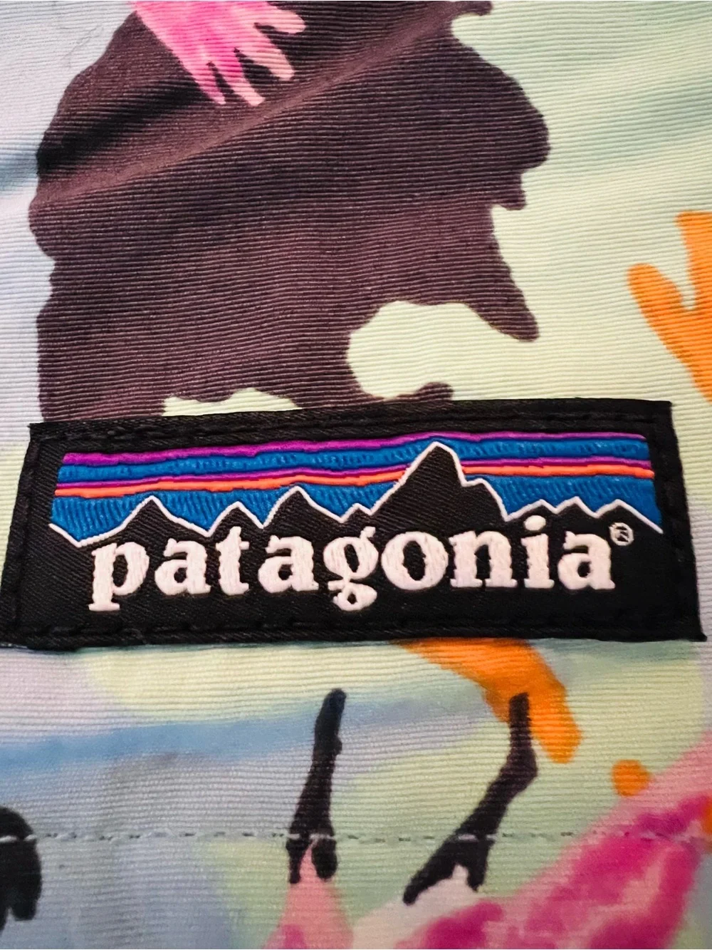 Patagonia Men’s Seagull Pattern Performance Swim trunks Size XL